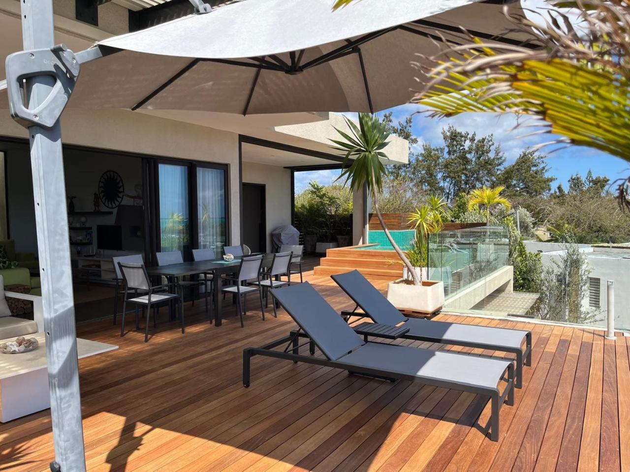 Penthouse 3 Chambres Vue Lagon Imprenable Calodyne 외부 사진