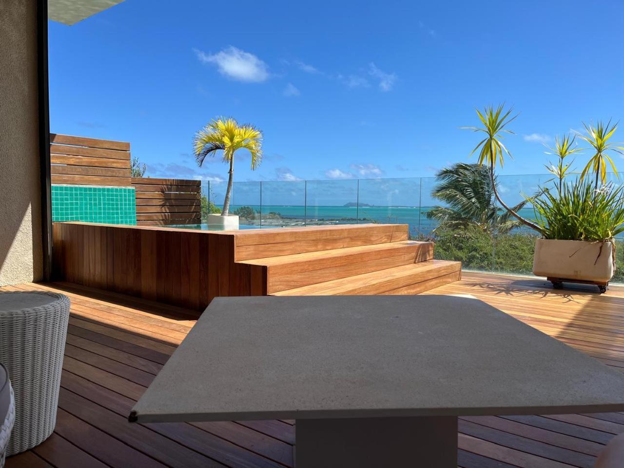 Penthouse 3 Chambres Vue Lagon Imprenable Calodyne 외부 사진